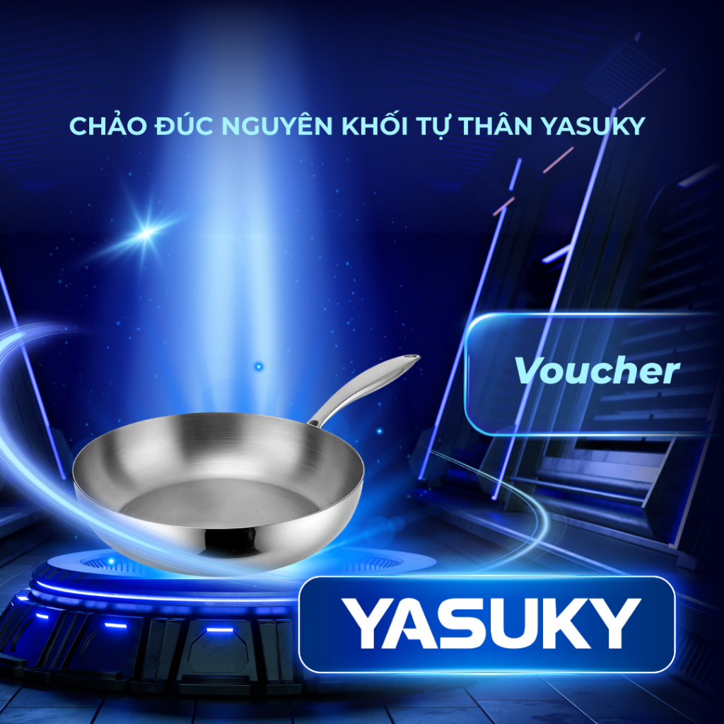 Chảo đúc nguyên khối tự thân Yasuky