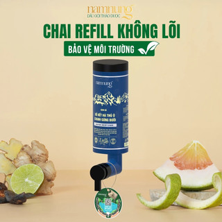 Chai Refill NAMNUNG Không Lõi Dán Tường Tiết Kiệm Tiện Lợi Bảo Vệ Môi Trường 500ML