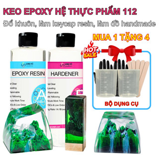  Keo Epoxy Trong Suốt Keo Epoxy Resin Tỉ Lệ 1A:1B Bộ Keo Epoxy Dành Cho Người Mới Sử Dụng 