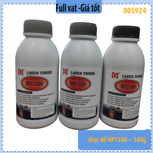 Mực đổ HP 1300dùng cho HM 12A/ 49A/ 53A 140g - Mực nạp HP1300 dùng cho HM 12A/ 49A/ 53A 140g - Full 