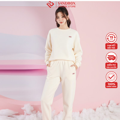 Set Đồ Bộ SANDBOX Áo Sweater, Quần ống bo jogger Basic Chất Liệu Nỉ Hai Da Cao Cấp BNI25004
