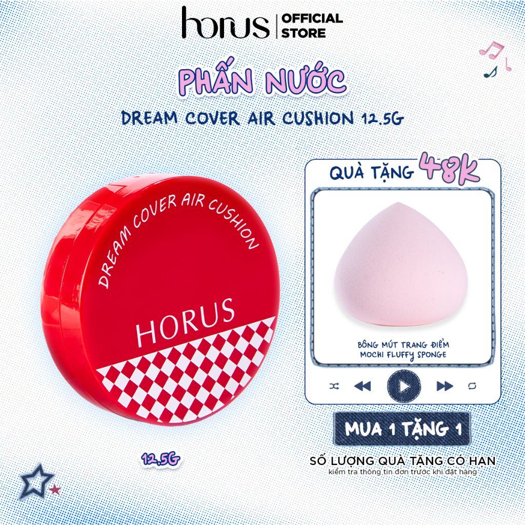 [ĐỘC QUYỀN] Phấn nước Horus Dream Cover Air Cushion 12.5g