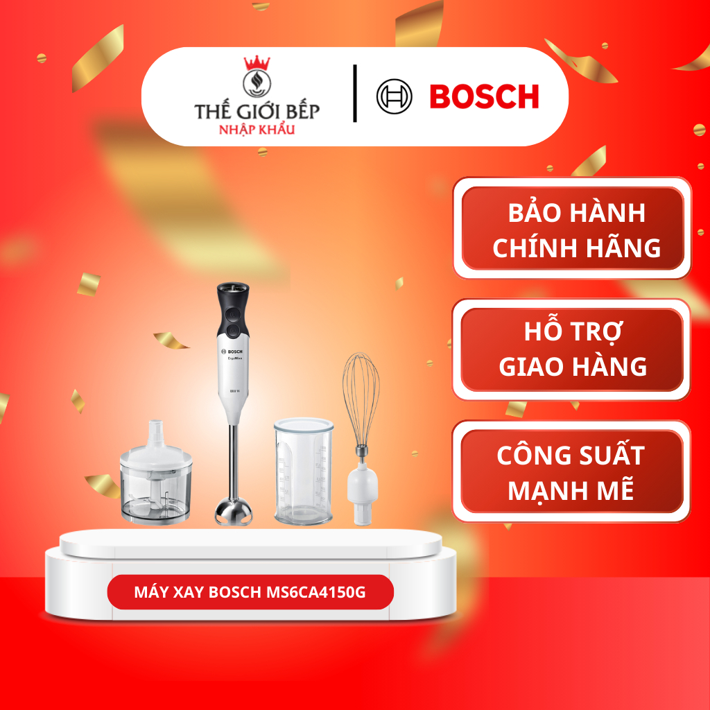 Máy xay cầm tay Bosch MS6CA4150G - Máy xay cầm tay Bosch MS6CA4150G