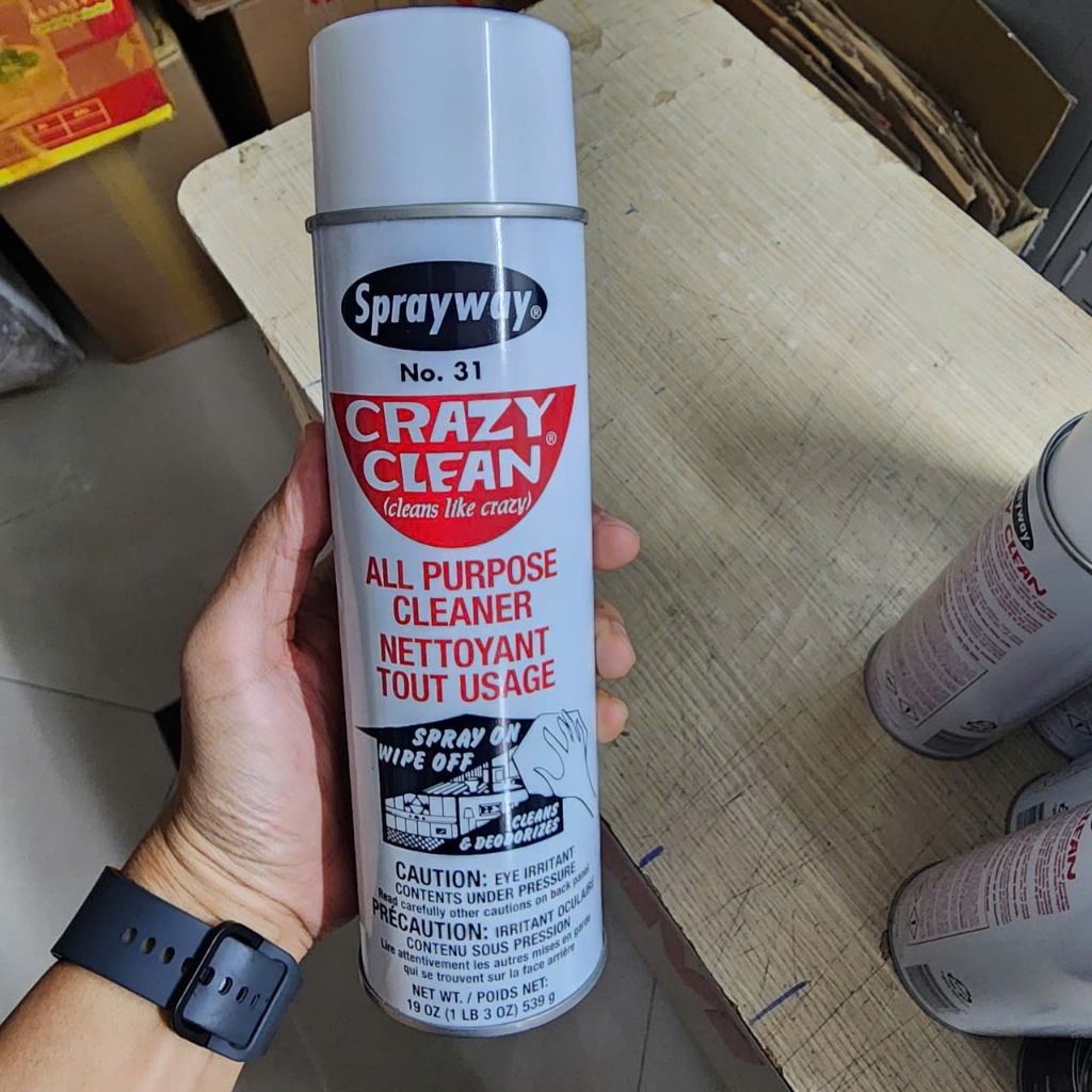 Chai Xịt Tẩy Rửa Đa Năng, Dạng Bọt Tuyết - Sprayway Crazy Clean 31 - Made in USA, Dễ dàng tẩy sạch c