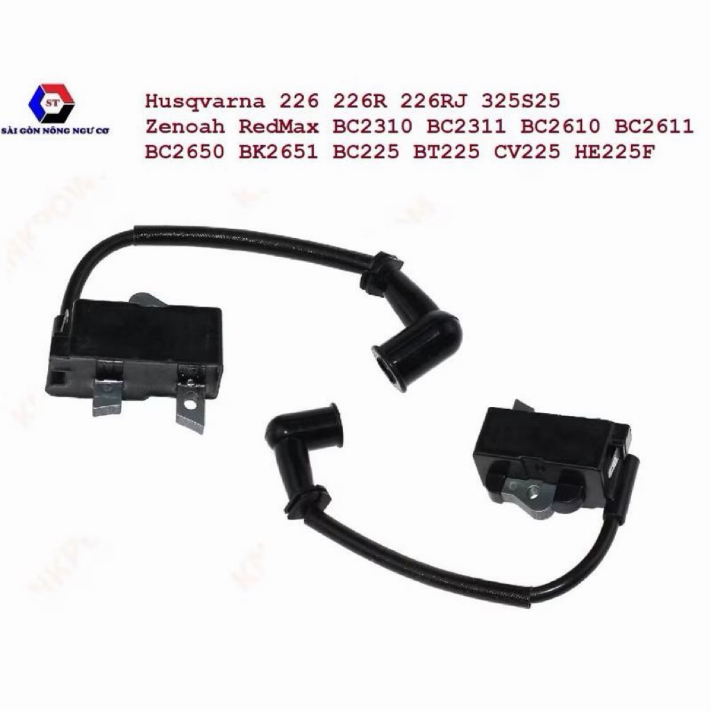 Cuộn dây mobin đánh lửa máy cưa xích Husqvarna 226R 325S25 Zenoah RedMax BC2310 BC2311 BC2610 BC2611