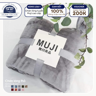   GIÁ MỞ BÁN  Chăn lông tuyết Muji cao cấp loại 1 chăn lông thỏ siêu mềm mịn không xổ lông kích thước 2mx2m3 