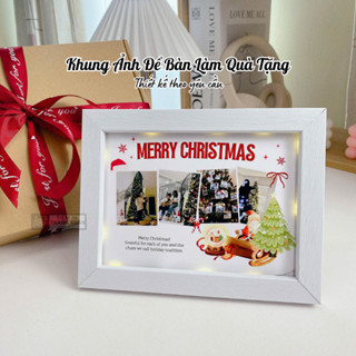  Khung ảnh để bàn in ảnh theo yêu cầu có khung ảnh handmade quà tặng sinh nhật quà kỉ niệm tình yêu 