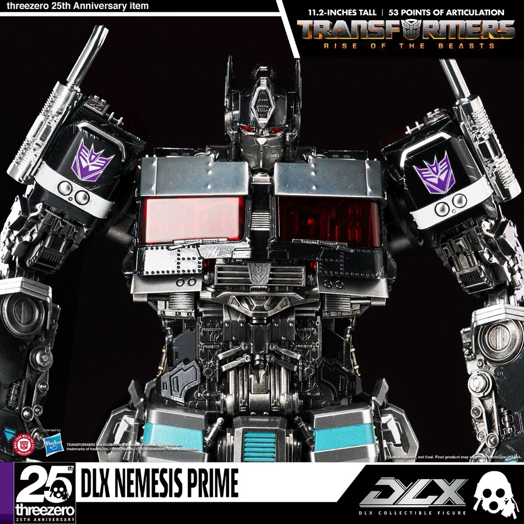 ThreeZero Transformers: Rise of the Beasts DLX Nemesis Prime