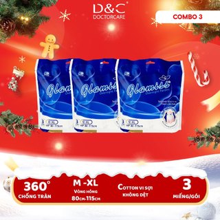  Combo 3 gói băng vệ sinh quần Glamiss ban đêm size M-XL siêu mỏng bề mặt 2 lớp siêu mềm mịn Doctor Care Hà Nội Store 