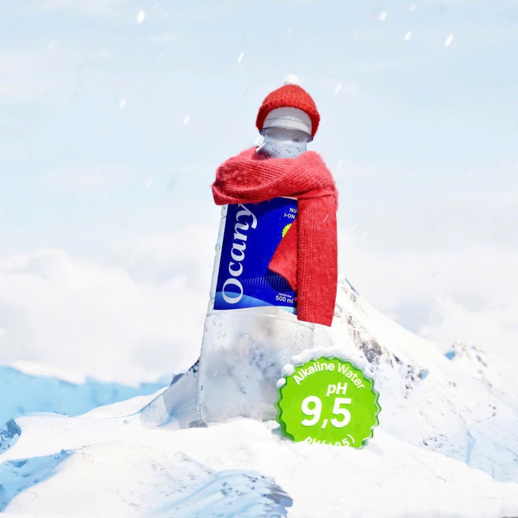 Nước Ion Kiềm Ocany Chai 500ml Tiện Lợi Thể Thao Tốt Cho Dạ Dày