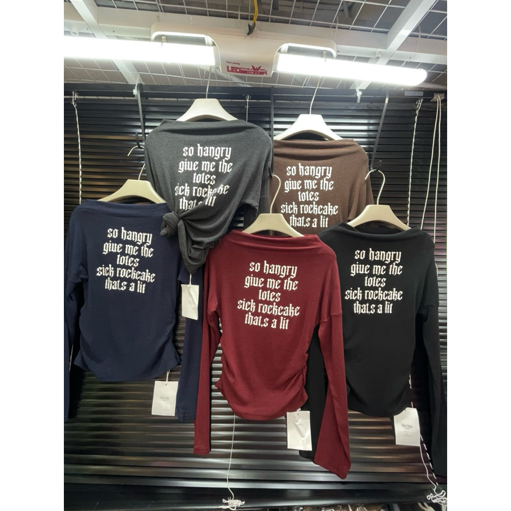 Áo Thun Tay Dài Chữ ( ms 5806 )