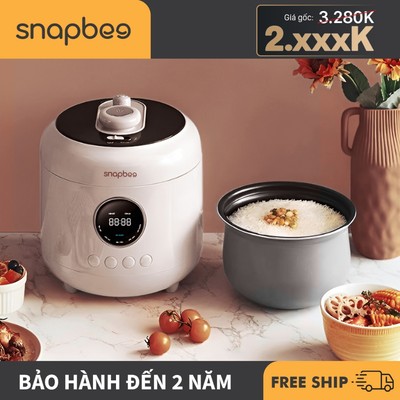 Nồi Áp Suất Snapbee Queen S45, 16 Chế Độ Nấu, 2 Lòng Nồi Riêng Biệt - Bảo Hành 24T