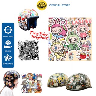  Sticker Dán Mũ Bảo Hiểm Laptop Điện Thoại Đàn Guitar Xe Máy Chống Thấm Nước Chống Bay Màu 