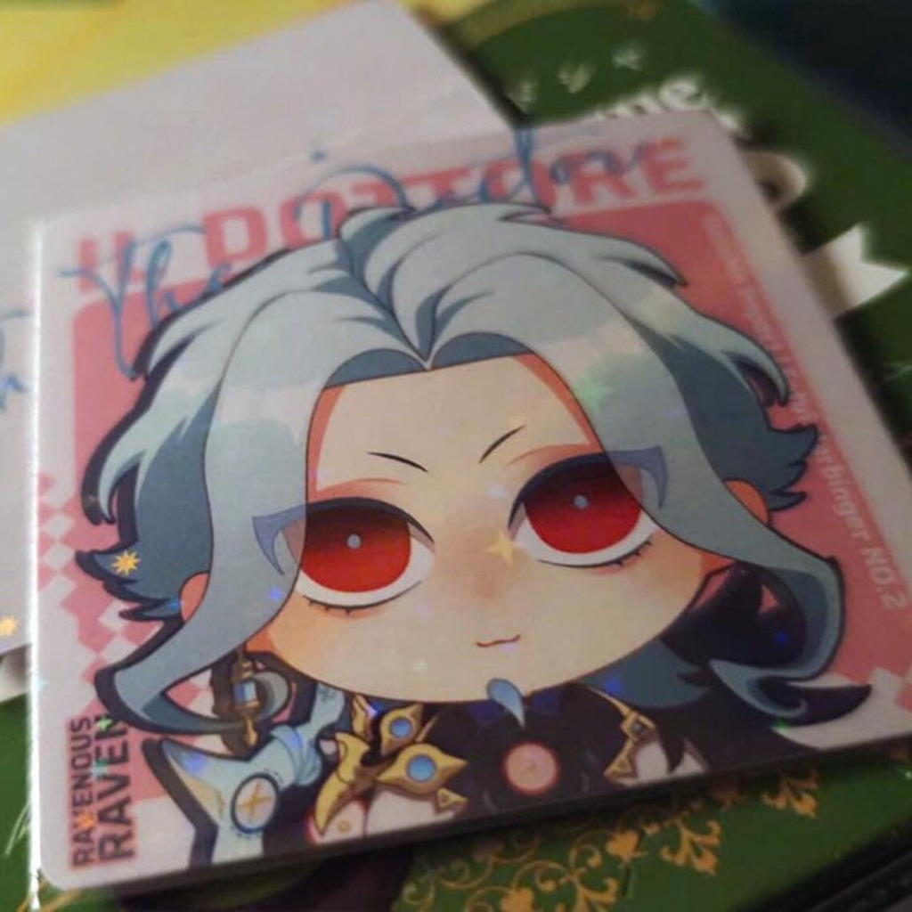 Genshin Impact - Card và huy hiệu vuông Dottore