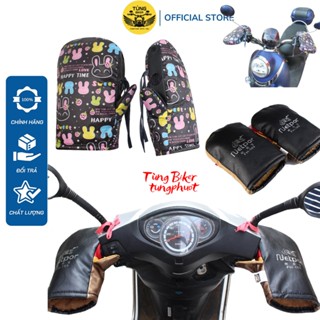  Găng Tay Đi Xe Máy Mùa Đông Nam Nữ Lót Lông Dày Dặn Giữ Ấm Phù Hợp Với Mọi Loại Xe Máy - GTX05 