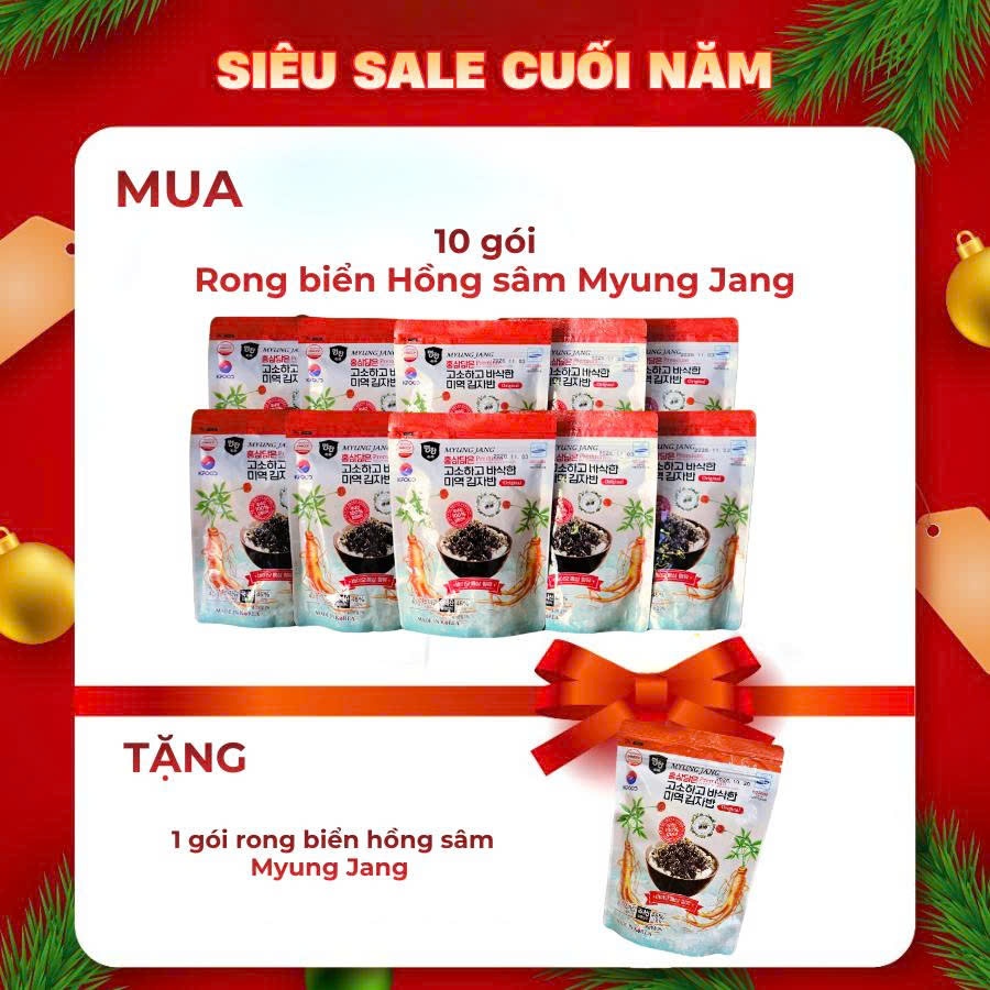 [ THLL ] COMBO RONG BIỂN RẮC CƠM HS MYUNG JANG 40GR