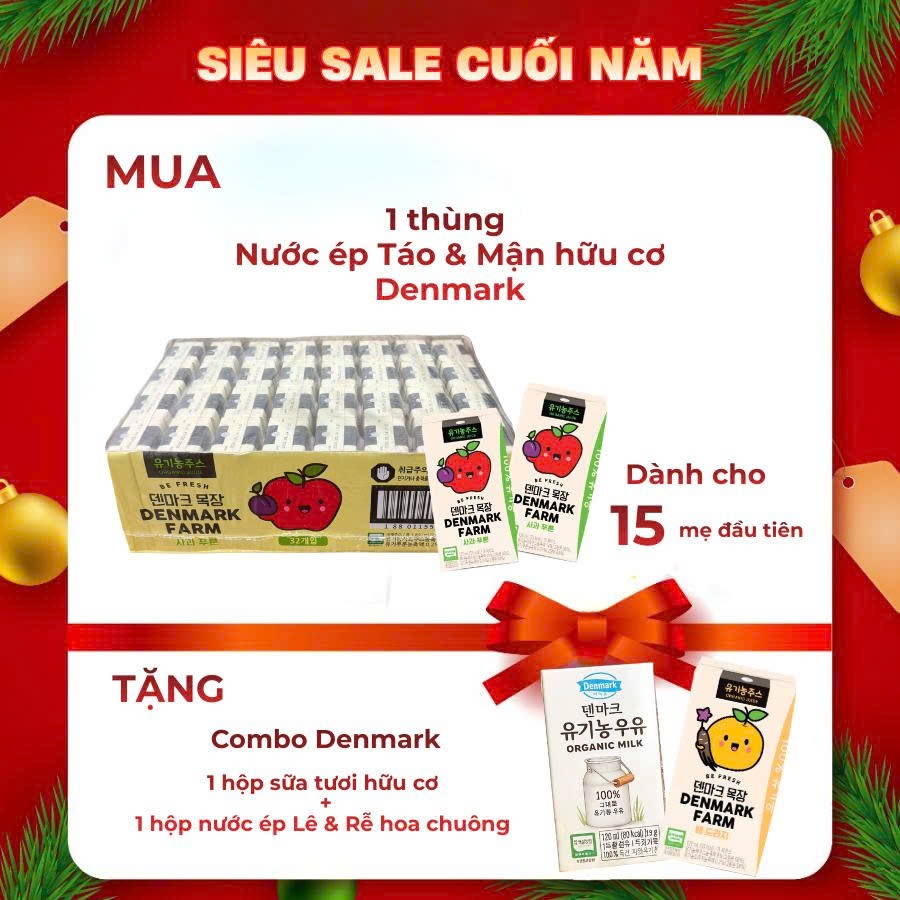 [ THLL ] NƯỚC ÉP DENMARK CỦA ĐAN MẠCH 120ML