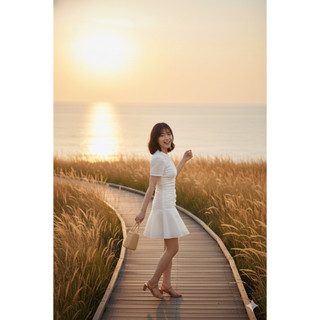 Đầm nhún đuôi cá (có 3 màu, ảnh thật)