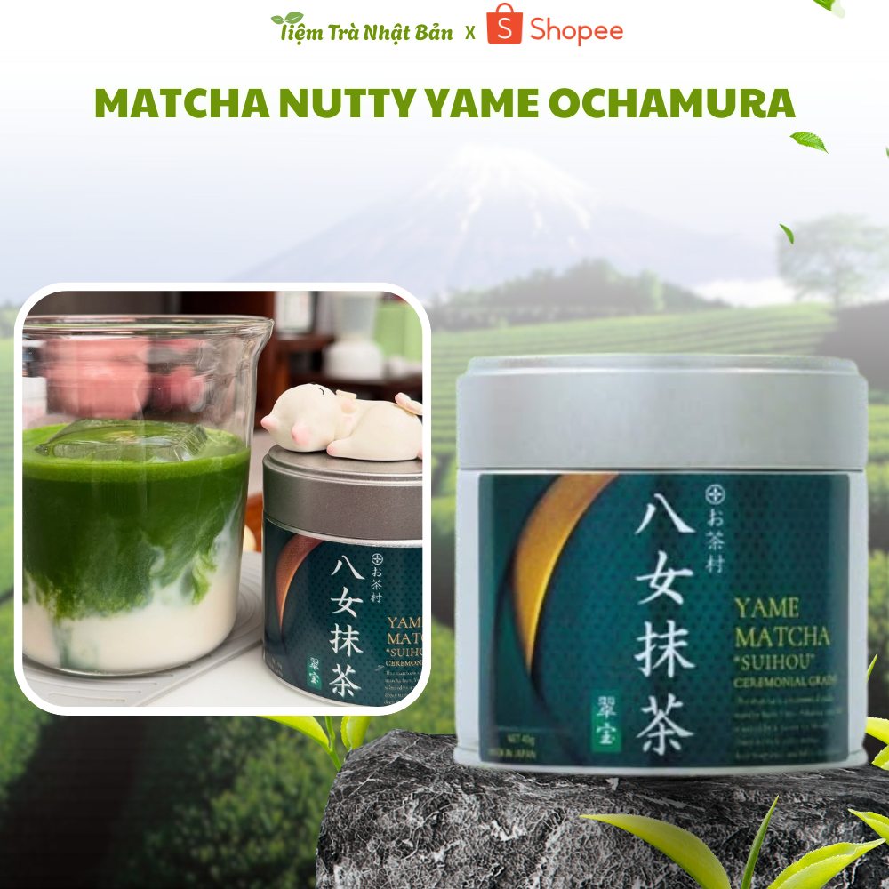 Trà Matcha Yame Ochamura Thơm Ngọt, Đặc Sản Nhật Bản Từ Fukuoka - Nội Địa M25