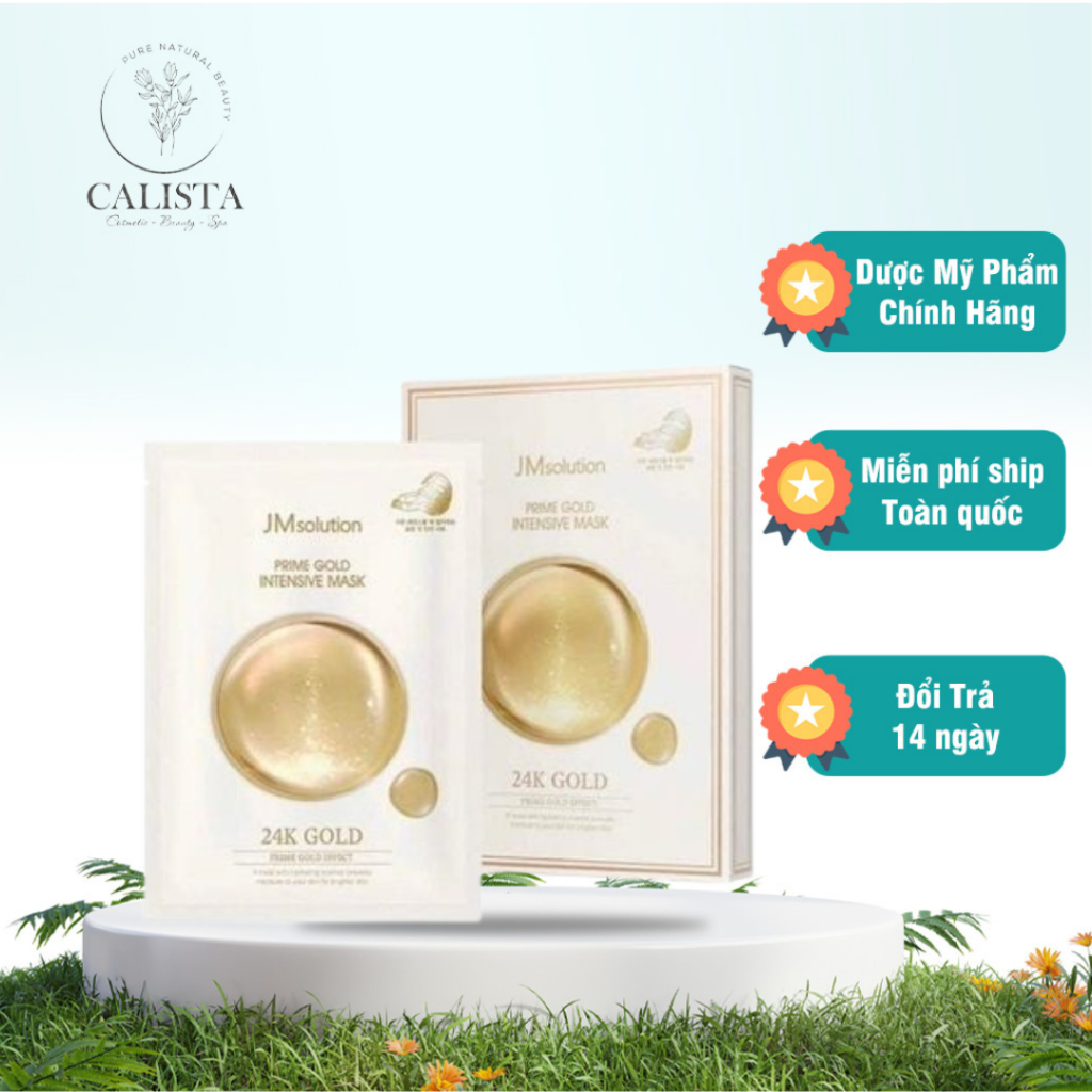 Mặt Nạ JM Solution Prime Gold Premium Foil Mask Vàng 24K