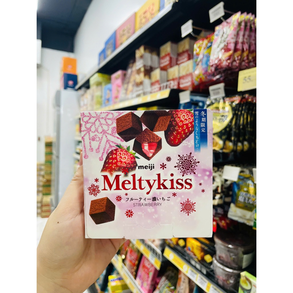 [HỎA TỐC] Socola tươi Meiji Melty Kiss nội địa Nhật Bản