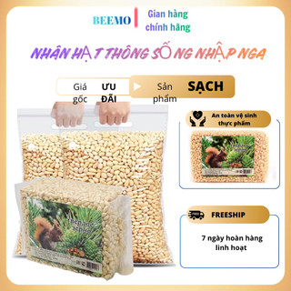  Nhân hạt thông sống nhập Nga thơm ngon dùng  say bột cho bé ăn vặt chế biến thực phẩm tốt cho sức khoẻ 