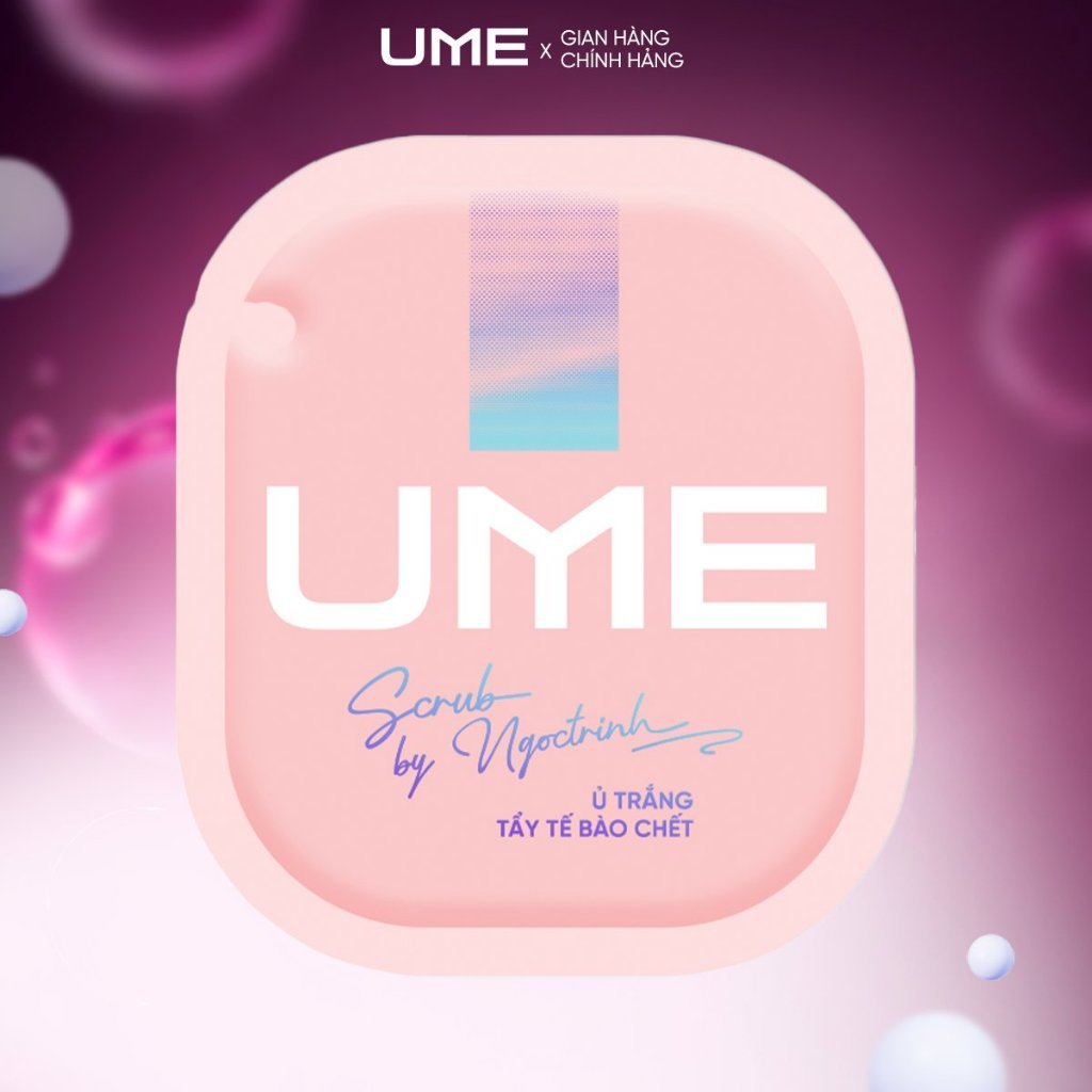 [UME VIỆT NAM] Gói ủ trắng da UME hỗ trợ làm mờ các vết thâm sạm, gói 50gr