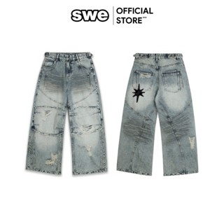  Quần Jeans Unisex Rách Washed Local Brand SWE WRECKAGE JEANS - Vintage 