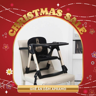  <Sale Noel> GHẾ ĂN DẶM GẤP GỌN APRAMO FLIPPA CHO BÉ CHÍNH HÃNG 