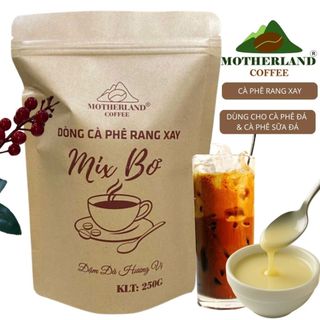 Cafe Rang Bơ Pha Sữa Đá Blend Arabica & Culi & Robusta Coffee Không Vị Chua Cà Phê