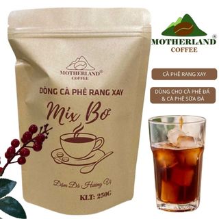 Cafe Rang Bơ Pha Sữa Đá Blend Arabica & Culi & Robusta Coffee Không Vị Chua Cà Phê