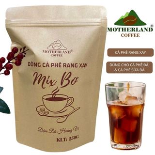 Cafe Rang Bơ Pha Sữa Đá Blend Arabica & Culi & Robusta Coffee Không Vị Chua Cà Phê