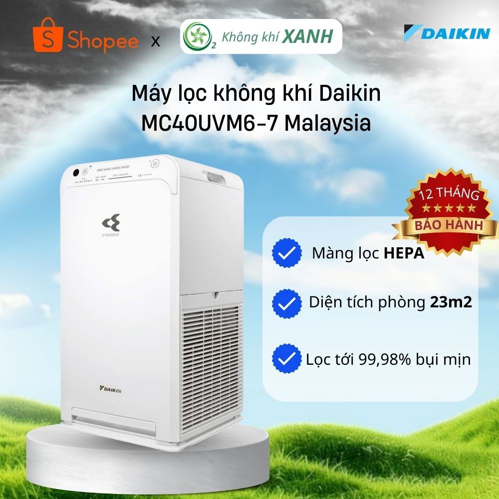 Máy lọc không khí Daikin MC40UVM6-7 Malaysia