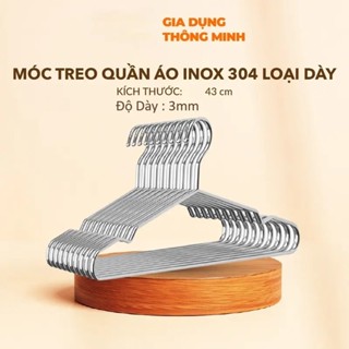 [Loại 1] Móc Treo Quần Áo Size 42cm INOX 304 Loại Dày Móc Phơi Quần Áo Người Lớn Kích Thước 42cm