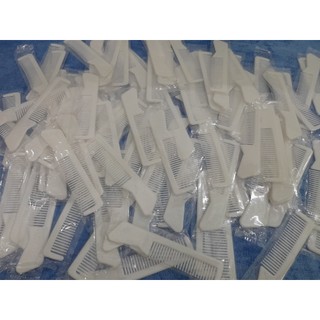 50 cây lược dùng trong khách sạn nhà nghỉ bỏ túi tiện lợi (MÀU TRẮNG)