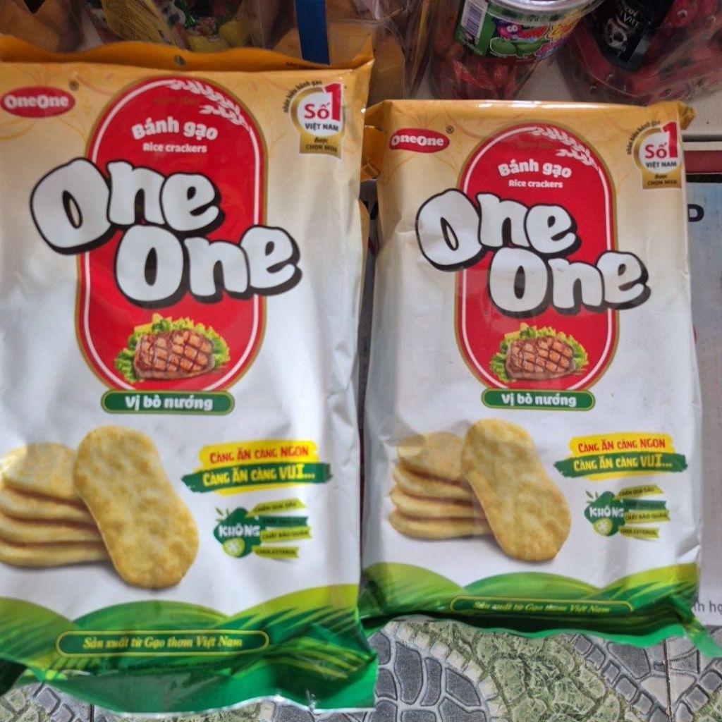 Bánh gạo vị bò nướng One One - 150g