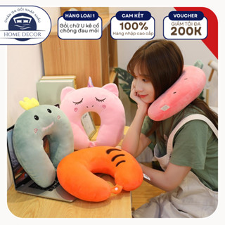  Gối chữ U kê cổ chống đau mỏi vai gáy gối chữ u kê cổ đi du lịch gối ngủ văn phòng 