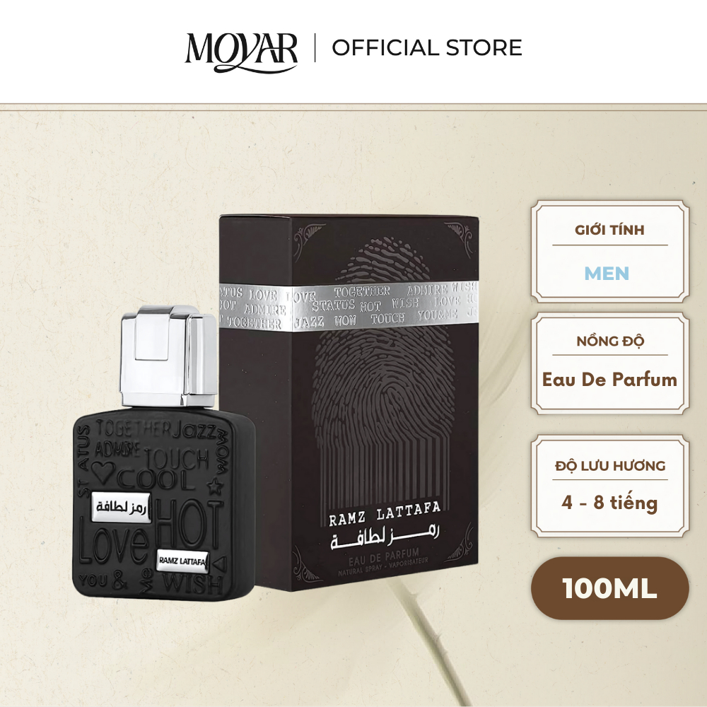 Nước Hoa Lattafa Ramz Silver | Nước hoa nam | Moyar Perfume