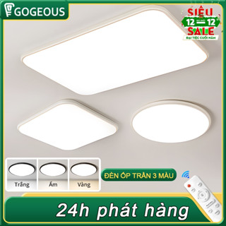 Đèn ốp trần cho phòng khách ban công nhà bếp nhà vệ sinh siêu mỏng với 3 chế độ ánh sáng LED 