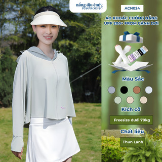  Áo Chống Nắng UPF 200+ Công Nghệ Làm Mát Thiết Kế Cánh Dơi áo khoác ngoài croptop nữ Sixmoon 