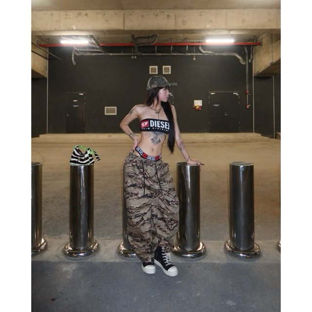 CITYBEAR OLONG TEA CAMO PANTS QUẦN DÀI ỐNG RỘNG