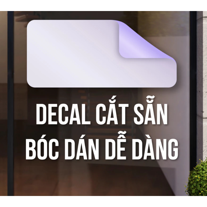 Cắt chữ decal Xanh lá dán kính Cao 10cm, Font Chữ 01, Cắt Chữ Theo Yêu Cầu, Cắt Decal, Cắt Chữ Decal