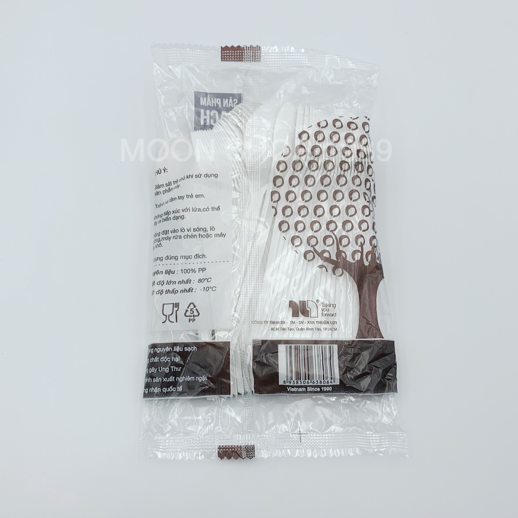 [Combo 50 CÁI] Muỗng nhựa mini 12cm cao cấp dùng cho sữa chua - bánh kem