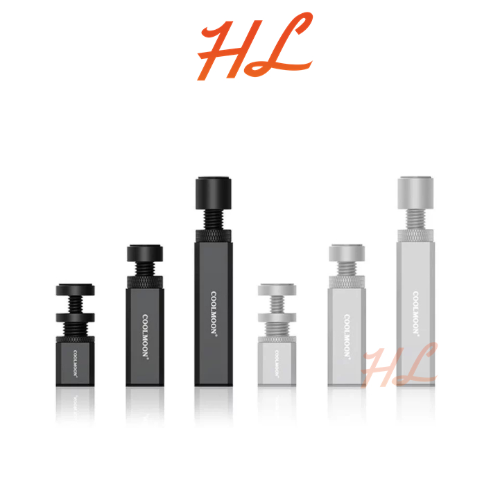 Giá Đỡ VGA COOLMOON GH Hợp Kim Nhôm – Đế Cao Su Tích Hợp Nam Châm, Điều Chỉnh Linh Hoạt Từng mm - HUNGLONGPC