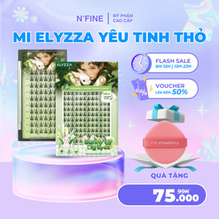  Lông Mi Giả ELYZZA Mi Cụm YÊU TINH THỎ 10-12mm 60 Cụm   132 Cụm 