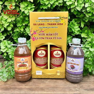 NƯỚC MẮM CỐT ĐẶC BIỆT 40N XÁCH THỦY TINH 2 CHAI 500ML