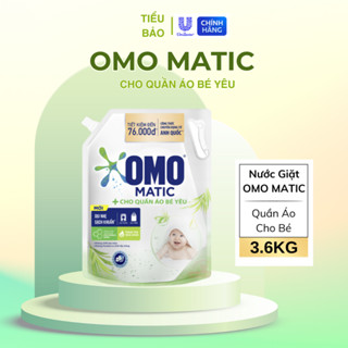  Nước Giặt OMO Matic Cho Quần Áo Bé - Túi 3.6KG tieubao098hoa 