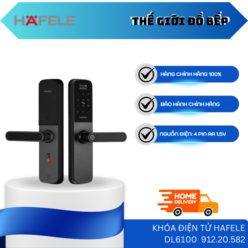 Khóa Điện Tử DL6100 Hafele 912.20.582 - TGB