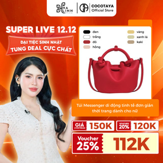   VHL x COCOTAYA Túi Messenger di động tinh tế đơn giản thời trang 