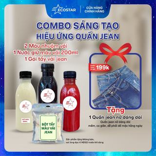  Màu nhuộm vải tổng hợp Ecostar Màu nhuộm quần áo vải không phai Nhuộm phục hồi quần áo sáng tạo tại nhà 